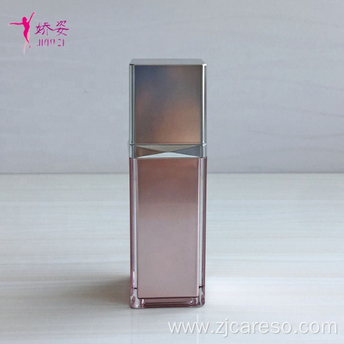 Cosmetic Packaging 100ml Square Shape Cosmetic Lotion Bottle